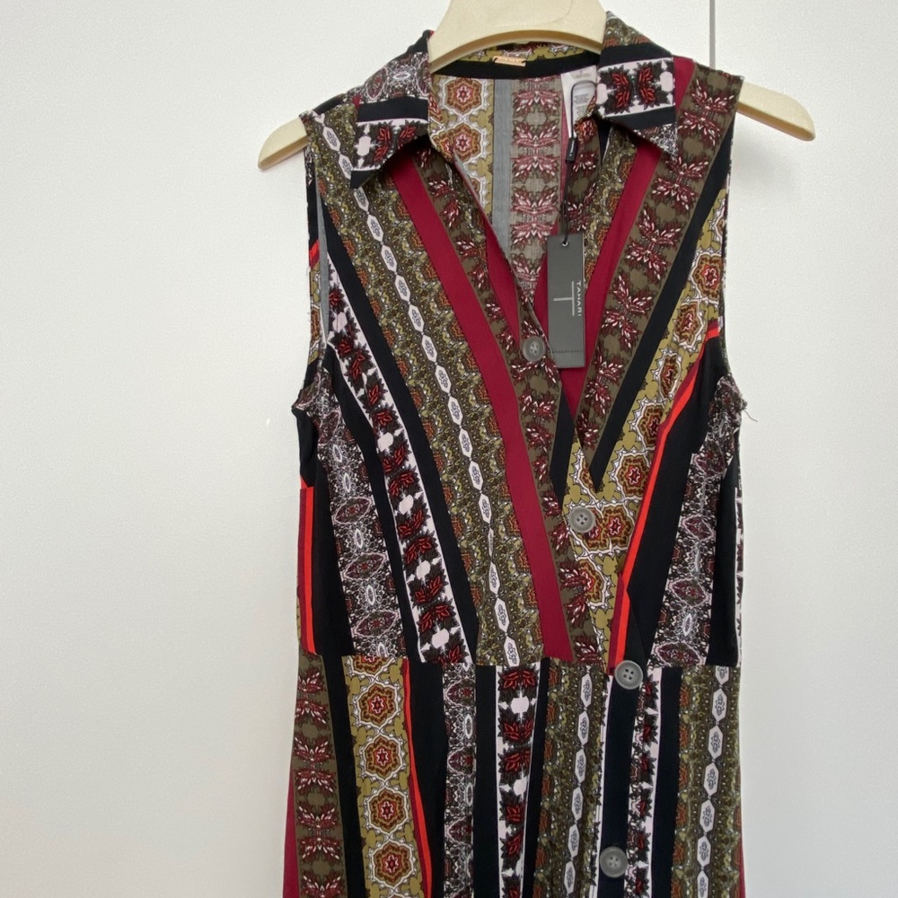 T Tahari Collared Wrap Dress Sz.2 $98 - Picture 8 of 11